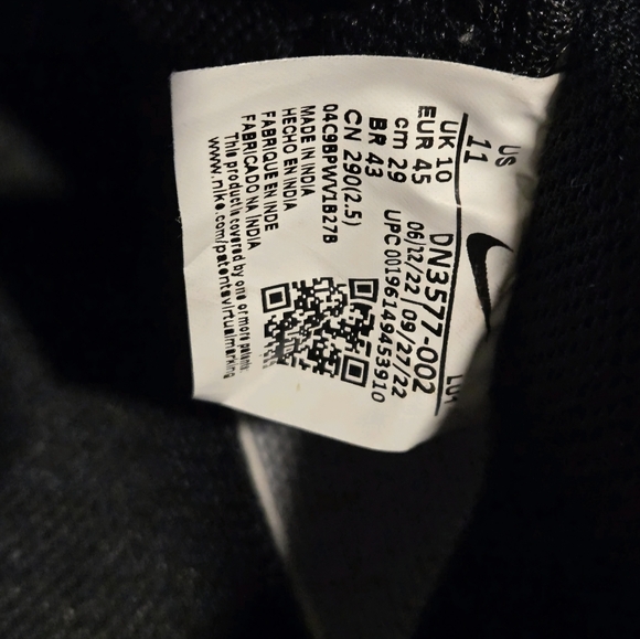 Nike Court Vision Next Nature Mid Light Smoke Grey Sail US Men's Size 11 (EUC) - Picture 16 of 16